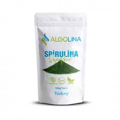 Algolina Spirulina Tozu 100 Gr + Tedy Çocuk Bardak